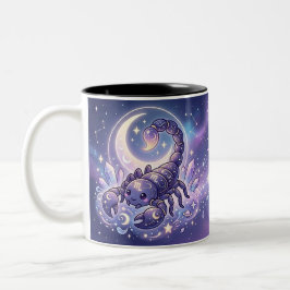Personalized Scorpio Zodiac Mug Tweekleurige Koffiemok