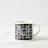 Personalized Scottish Plaid Coffee Mini Mug Espresso Kop (Rechts)