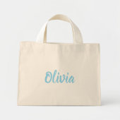 Personalized Script Name Tote Bag (Voorkant)