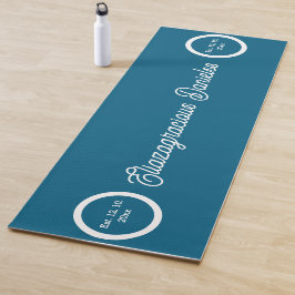 Personalized Script Yoga Mat with Name for Women