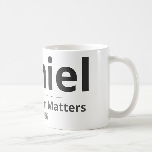 Personalized Seasonal Mug – Custom Name & Year Gif (Droite)