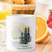 Personalized Serene Sip & Be Still Mug | Watercolo