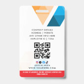 Personalized Service Dog Badge (Achterkant)