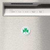 PERSONALIZED Shamrock St Patricks Day Magneet (Insitu (Vaatwasser))