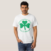 PERSONALIZED Shamrock St Patricks Day T-shirt (Voorkant volledig)