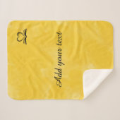 Personalized Sherpa Blanket for Cozy Baby Snuggles Sherpa Deken (Voorkant (horizontaal))