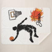 Personalized Sherpa Blanket Sherpa Deken (Voorkant (horizontaal))