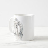 Personalized Shih Tzu Koffiemok (Voorkant links)