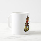 Personalized Siamese Basketball Cat Coffee Mug (Devant gauche)