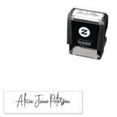 Personalized signature script your name zelfinktende stempel (In situ)