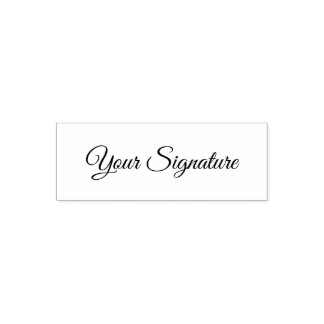 Personalized signature  zelfinktende stempel