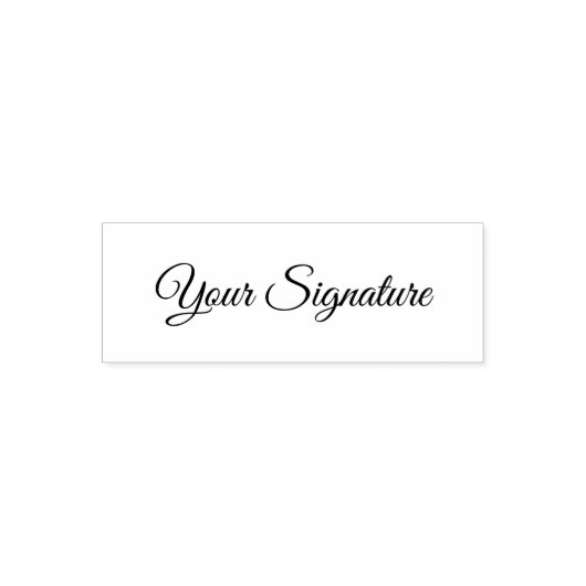Personalized signature  zelfinktende stempel (Design)