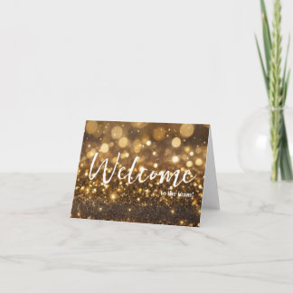 Personalized simple Elegant Welcome to the team Kaart