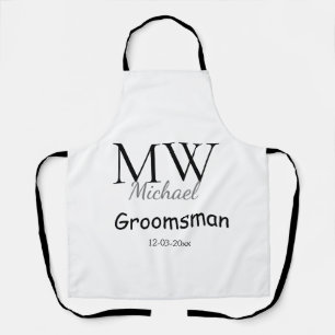 personalized singgram name groomsman minima schort