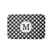 Personalized Single Initial Monogram Bath Mat (Voorkant)