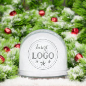 Personalized Snow Globe with Logo and QR Feature Sneeuwbol (Kerstmis)