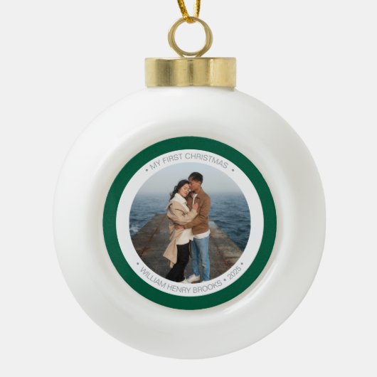 Personalized Snowflake Framed Ornament (Voorkant)