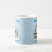 Personalized Snowman Christmas Mug with Name (Centre)