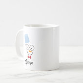 Personalized Snowman Mug | Custom Name Christmas  (Devant gauche)