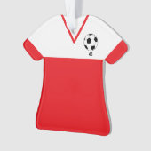 Personalized Soccer Jersey Ornament - Sports Gift (devant)