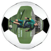 Personalized soccer player photo senior night (Tourné)