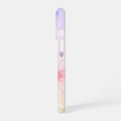 Personalized Soft Cotton Candy Floral iPhone Hoesje (Linkerkant)