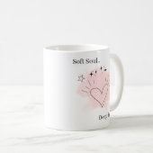 Personalized Soft Soul Ceramic Coffee Mug (Devant droit)