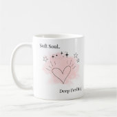 Personalized Soft Soul Ceramic Coffee Mug (Gauche)