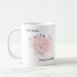Personalized Soft Soul Ceramic Coffee Mug Koffiemok