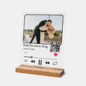 Personalized Song Code Night Light Romantic Couple (Angle)