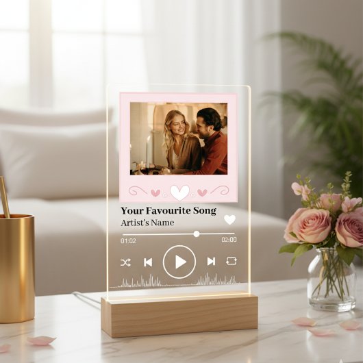 Personalized Song Code Romantic LED Night Light 