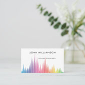 Personalized Sound Engineer Audio Engineering Visitekaartje (Staand voorkant)