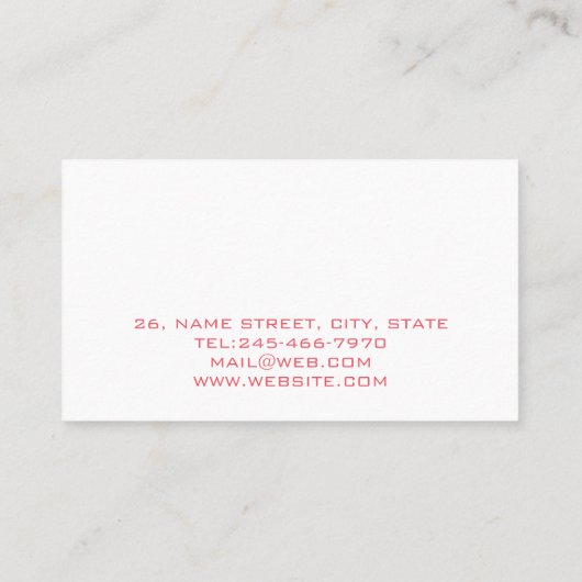 Personalized Sound Engineer Audio Engineering Visitekaartje (Achterkant)