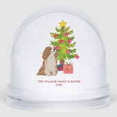 Personalized Spaniel Dog Christmas (Avant)