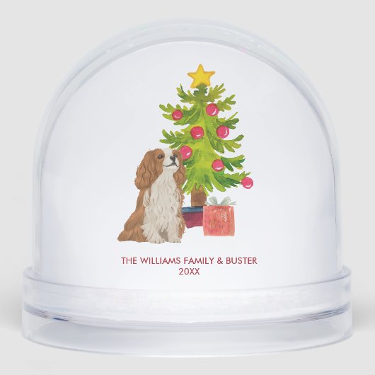 Personalized Spaniel Dog Christmas (Avant)