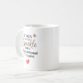 Personalized Sparkle Occupational Therapist Koffiemok (Voorkant links)