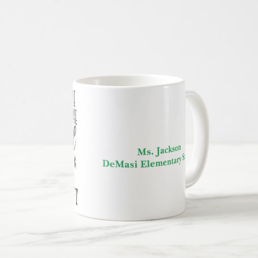 Personalized Speech Pathologist Gift Mug Koffiemok (Voorkant rechts)