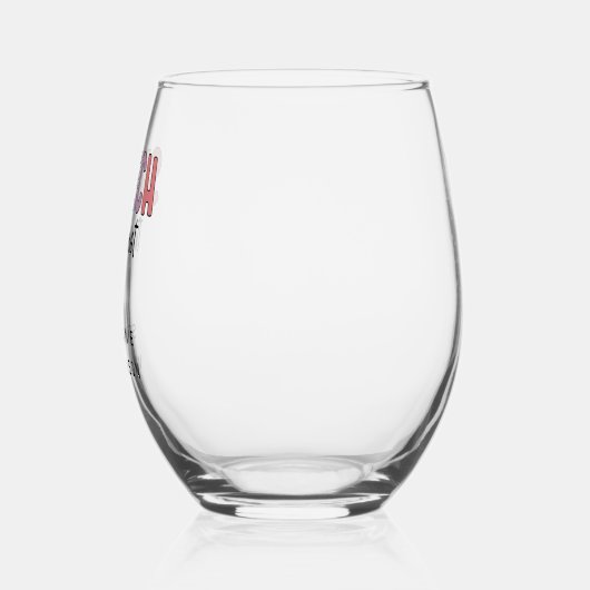 Personalized Speech Therapist SLP Wijnglas Zonder Voet (Links)