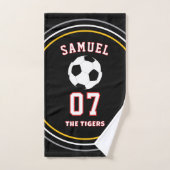 Personalized Sports coach soccer Football Player (Serviette à main)
