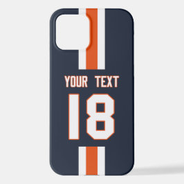 Personalized Sports Jersey iPhone 12 Hoesje