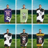 Personalized Sports soccer Custom Football Player