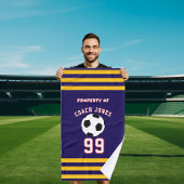 Personalized Sports soccer Custom Football Player Handdoek