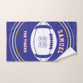 Personalized Sports Towel | Custom Football Player (Serviette à main)