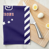 Personalized Sports Towel Custom team merch Theedoek (Quarter Fold)