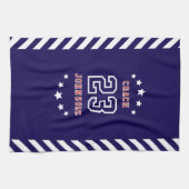 Personalized Sports Towel Custom team merch Theedoek (Horizontaal)