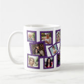 Personalized Spring Blossom Framed 17 Photos Mug (Gauche)