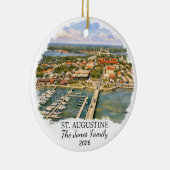 Personalized St. Augustine Ornament Custom Florida (Rechts)