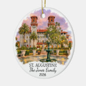Personalized St. Augustine Ornament Custom Florida (Links)