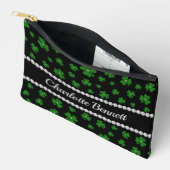 Personalized St. Patrick’s Day Shamrock with Pearl Etui (Open)