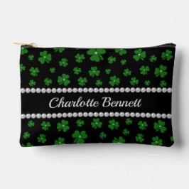 Personalized St. Patrick’s Day Shamrock with Pearl Etui